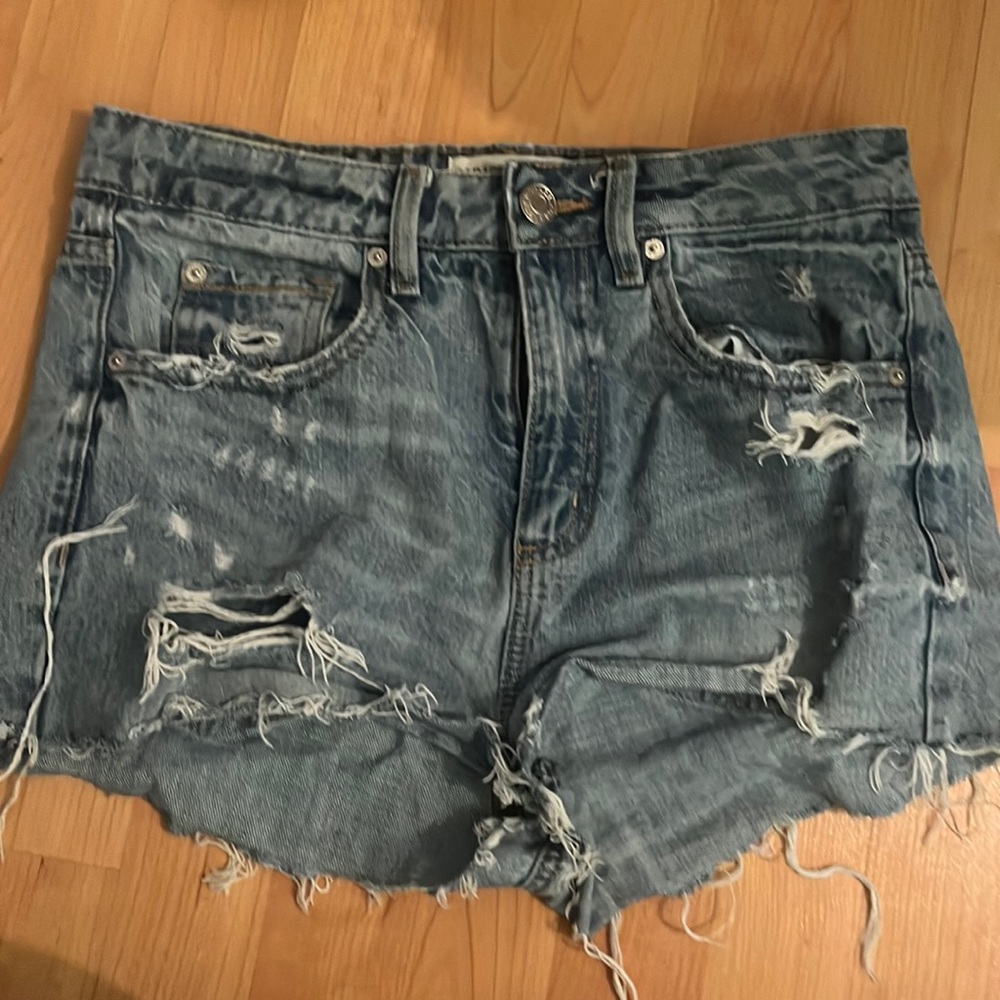 Garage Distressed Jean Shorts